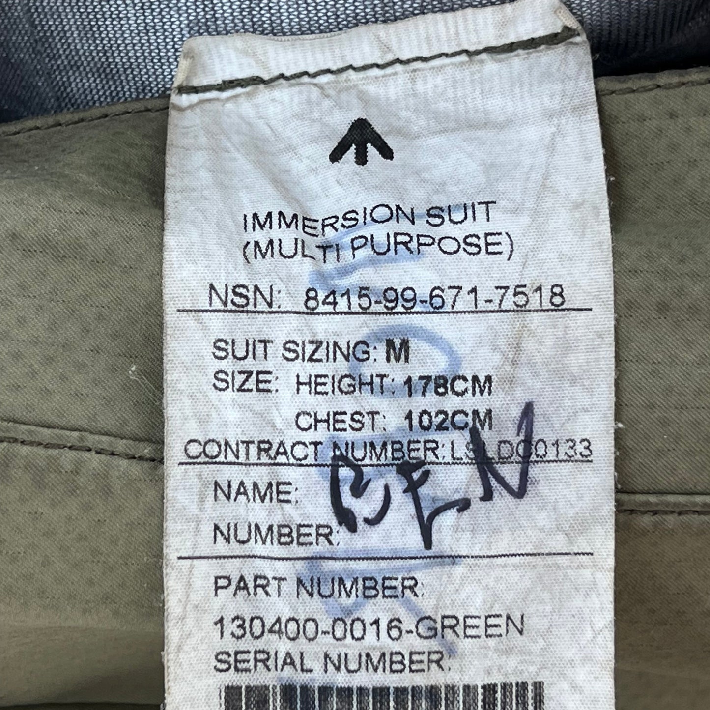 British Army P23 Goretex Immersion Drysuit Multi Purpose - Medium