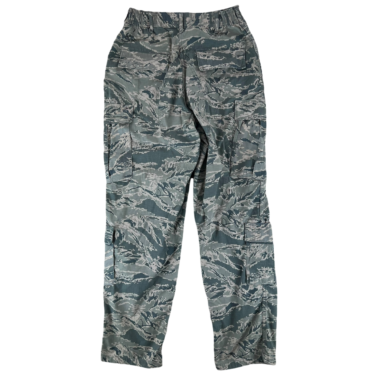 US Air Force Womens Digital Tiger Stripe Pixel Camouflage BDU Combat Trousers - W30 L33