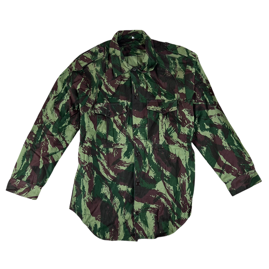 Portuguese Army M63 Lizard Camouflage Long Sleeve Shirt - Small