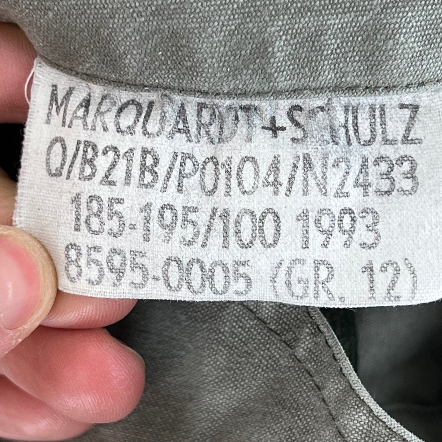 German Army Olive "Tanker" Coveralls - Large GrNr 12