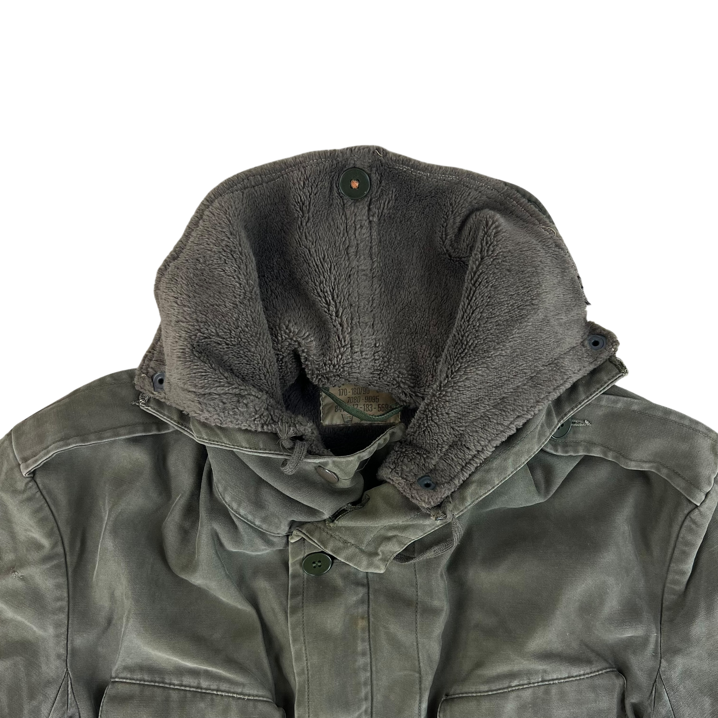 German Army Olive Drab Parka w Thermal Liner - Medium Gr 5