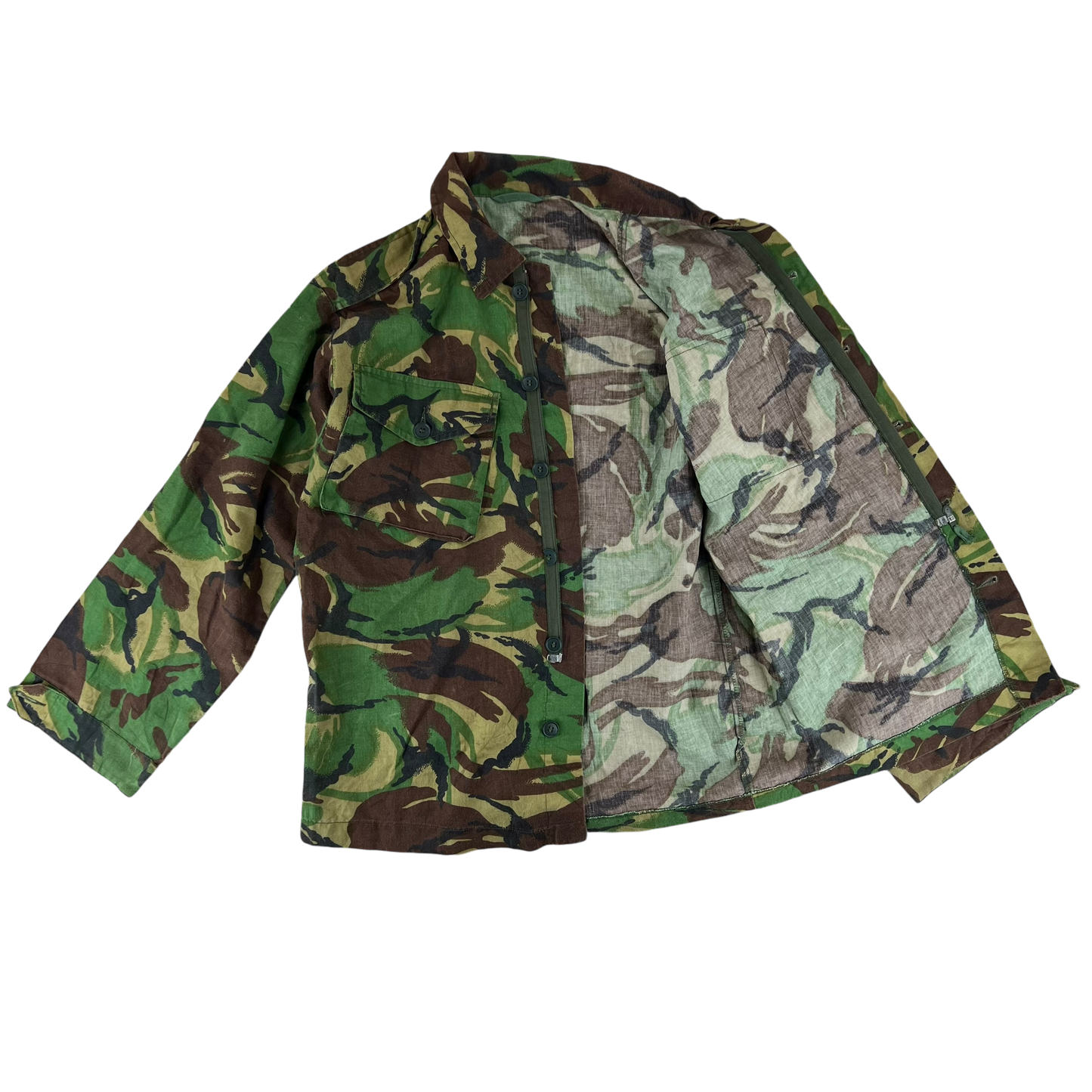 British Army 80's DPM Camo No.9 Dress Tropical Combat Jacket - Large 180/104