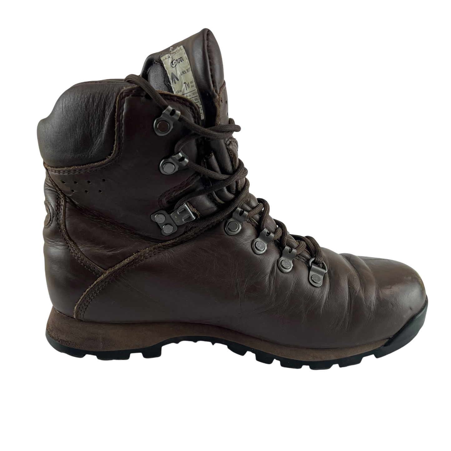 British Army Iturri Brown Desert Patrol Boots - Size 7M
