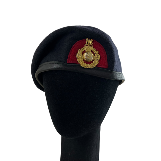 British Royal Marines Beret w/ Badge - Cadets - Medium 57cm