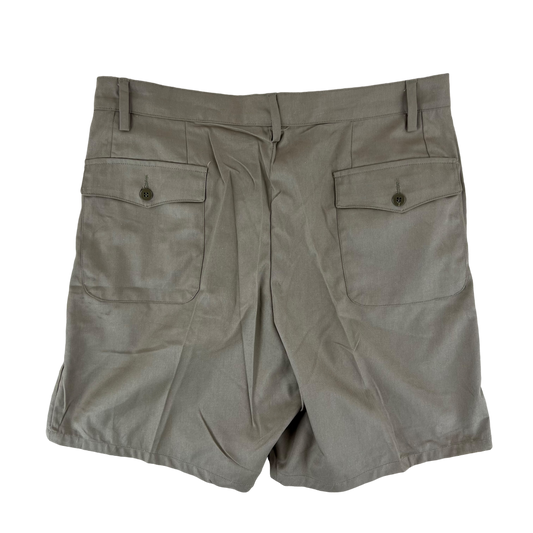 Italian Army Vintage Stone Chino Shorts - W31