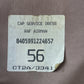 British RAF Peaked Dress Cap - Small 56cm