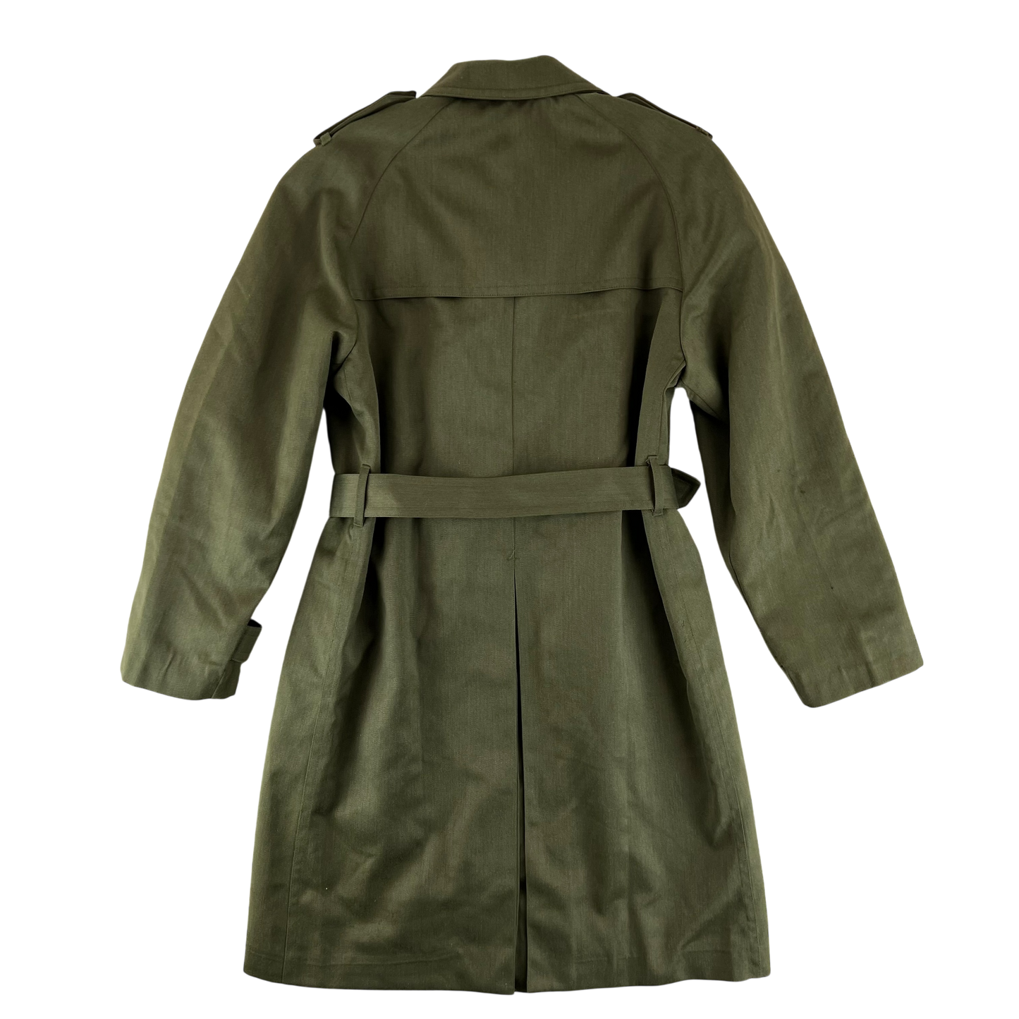 Spanish Army 80s Green Trenchcoat -