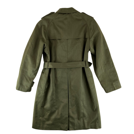 Spanish Army 80s Green Trenchcoat -