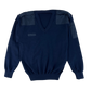 Dutch Navy Blue V Neck Pullover Jumper - Large