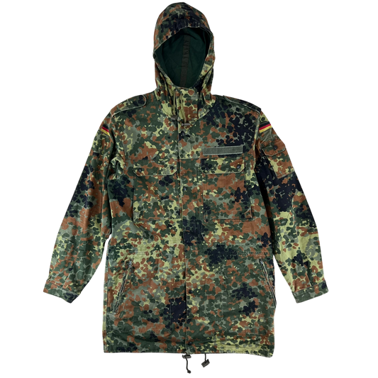 German Army Flecktarn Camouflage Combat Parka - Large GrNr 12