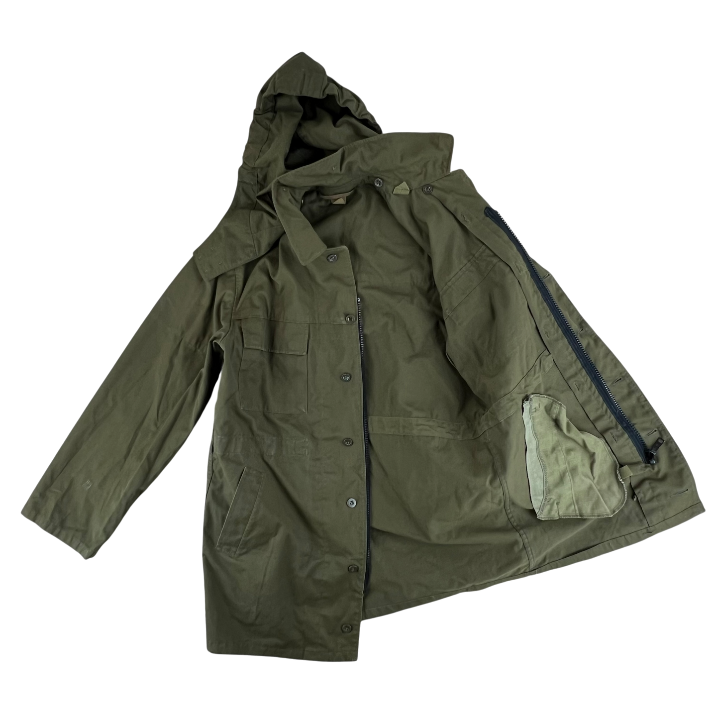 Czechoslovak Army M85 Field Parka Olive Green w/ Hood - Medium 172/94