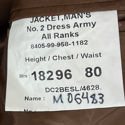 British Army No. 2 FAD Dress Jacket - Parachute Regiment - Medium 184/96