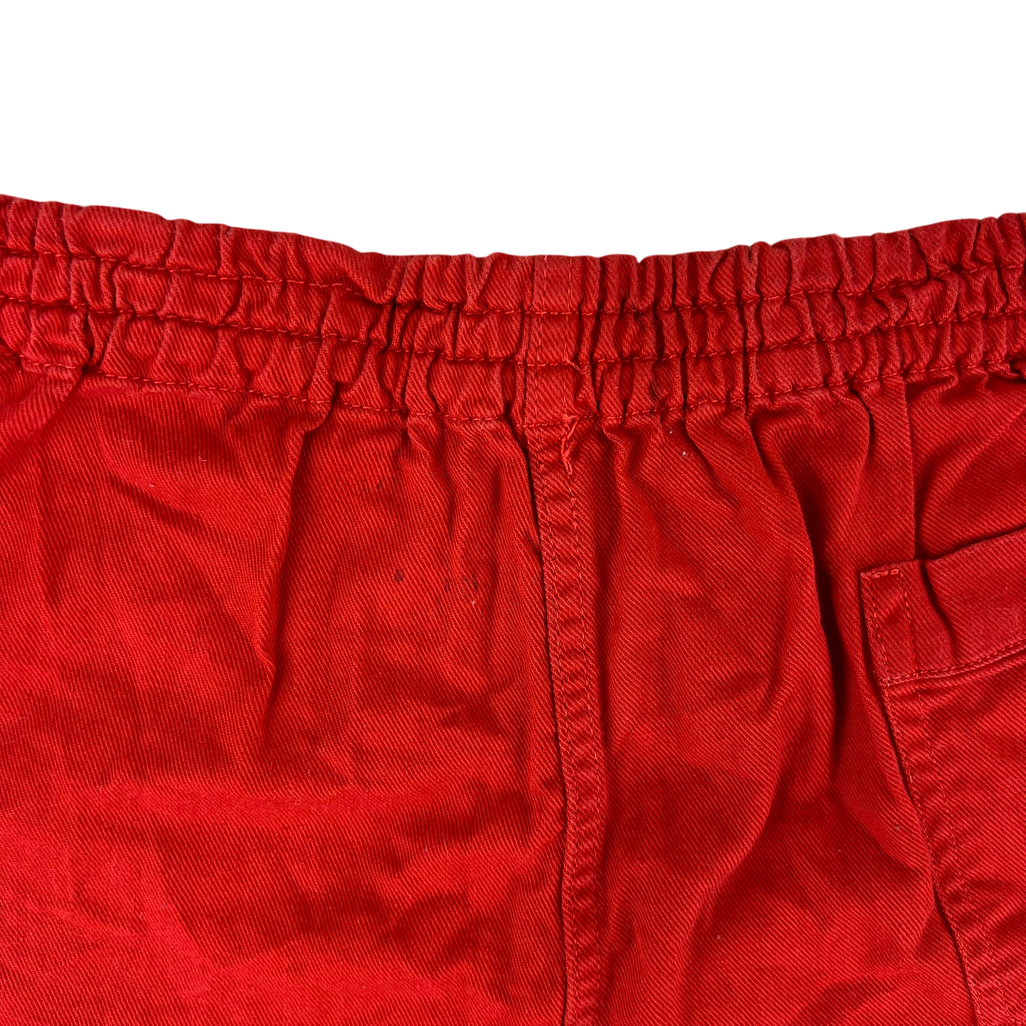 West German Army Cotton PT Red Swim Shorts - Medium