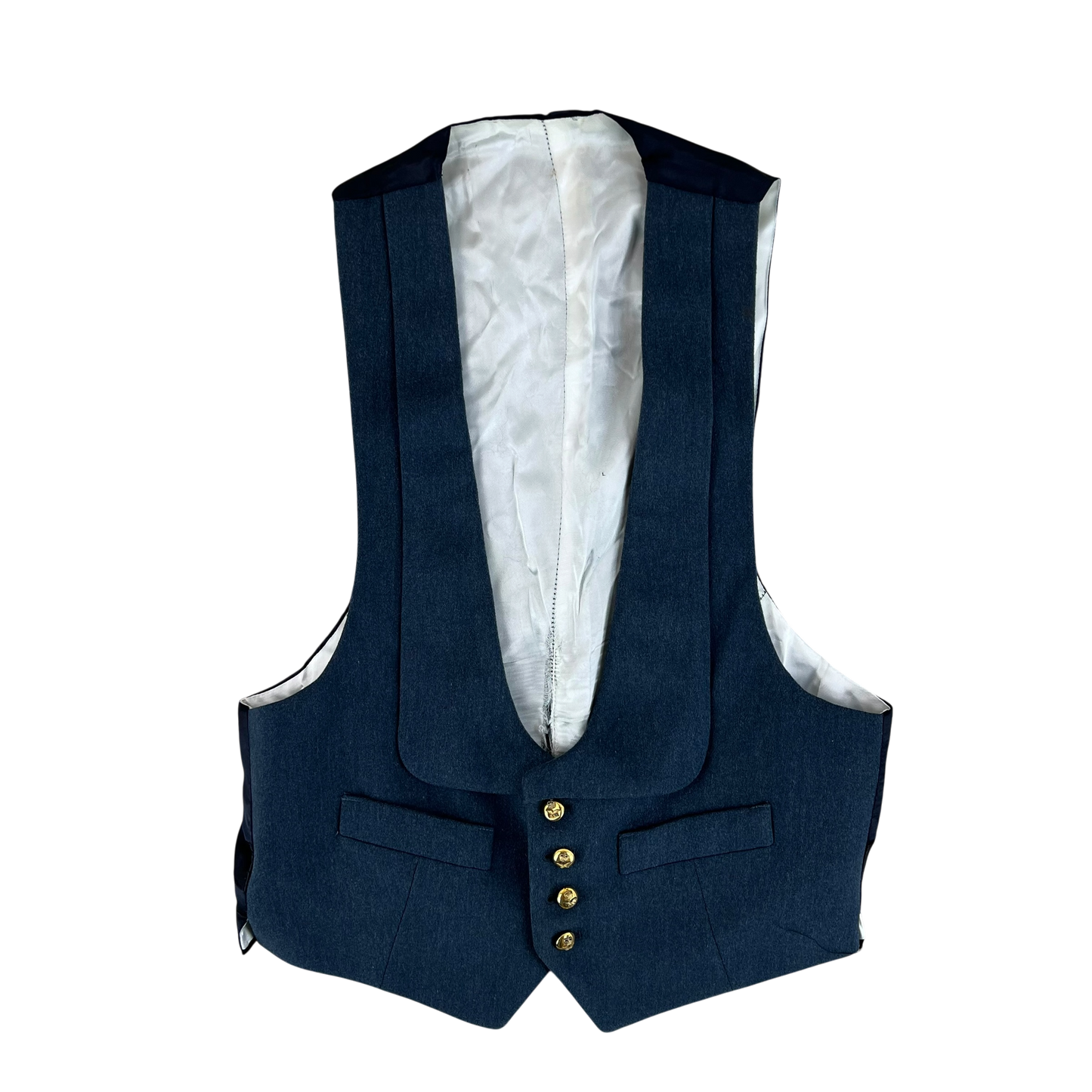 British RAF 80s No. 5 Mess Dress Waistcoat - Small