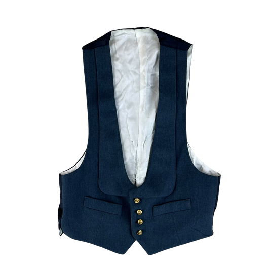 British RAF 80s No. 5 Mess Dress Waistcoat - Small