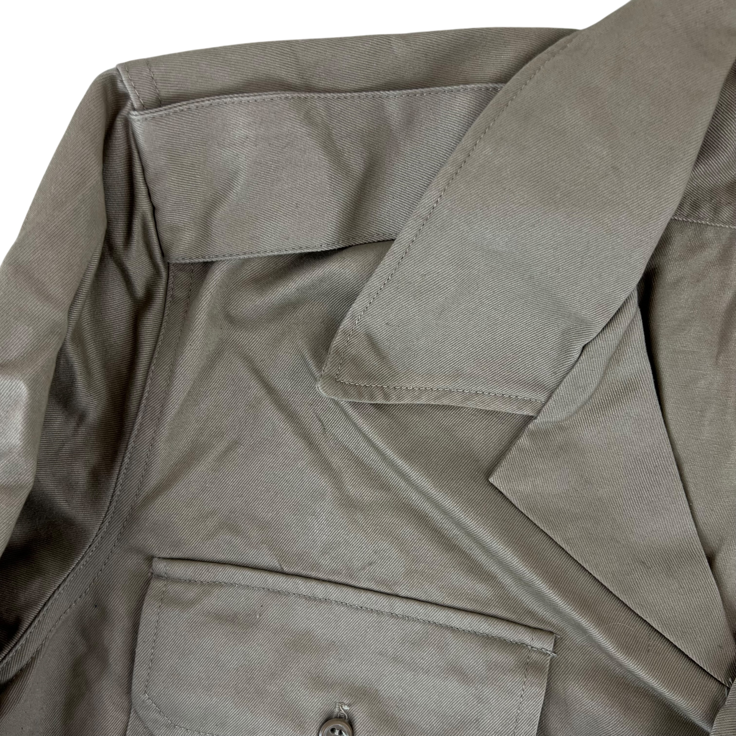 Greek Army M65 Khaki Shirt Long Sleeve - Medium