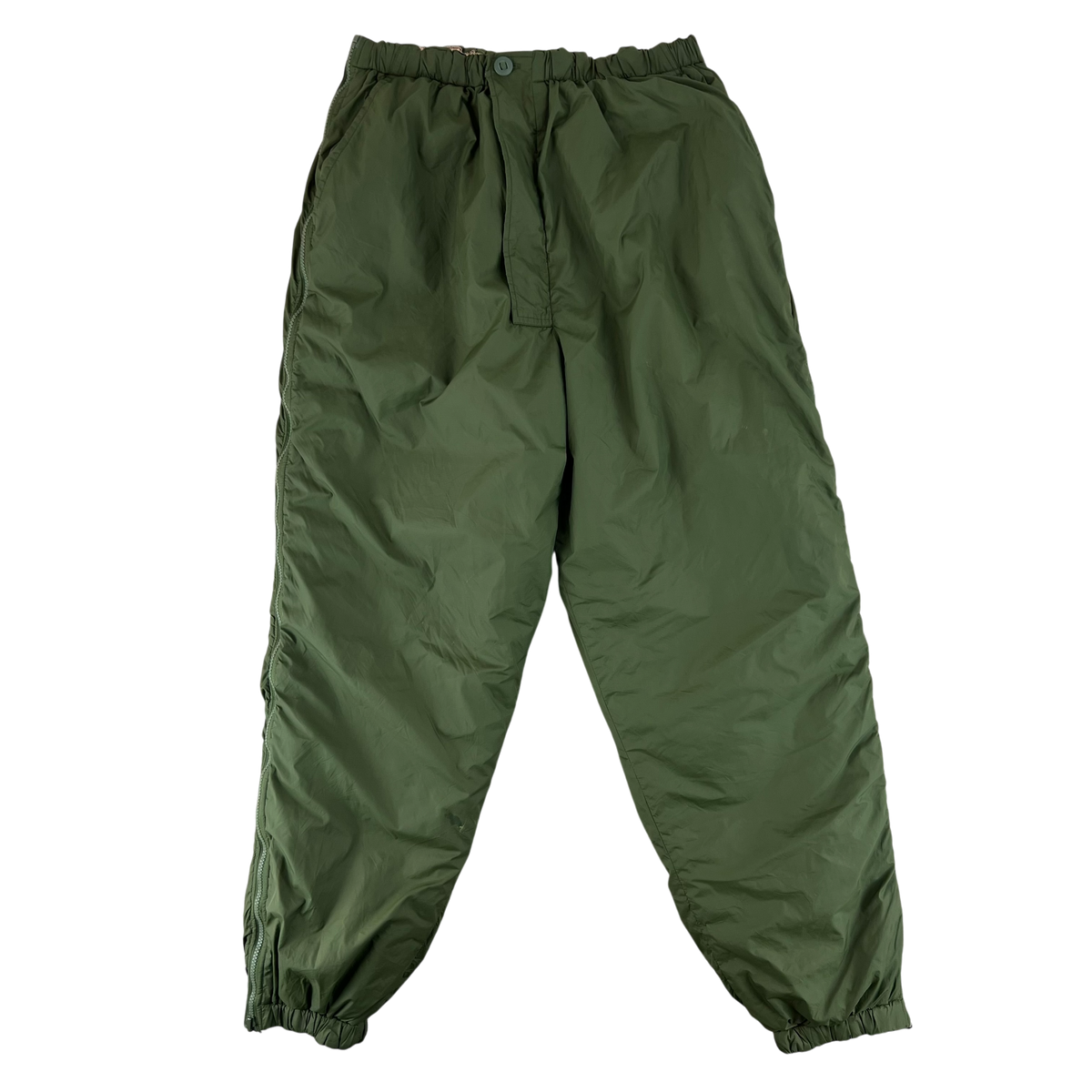 British Army Reversible Thermal Olive Green / Tan Quilted Trousers - Medium