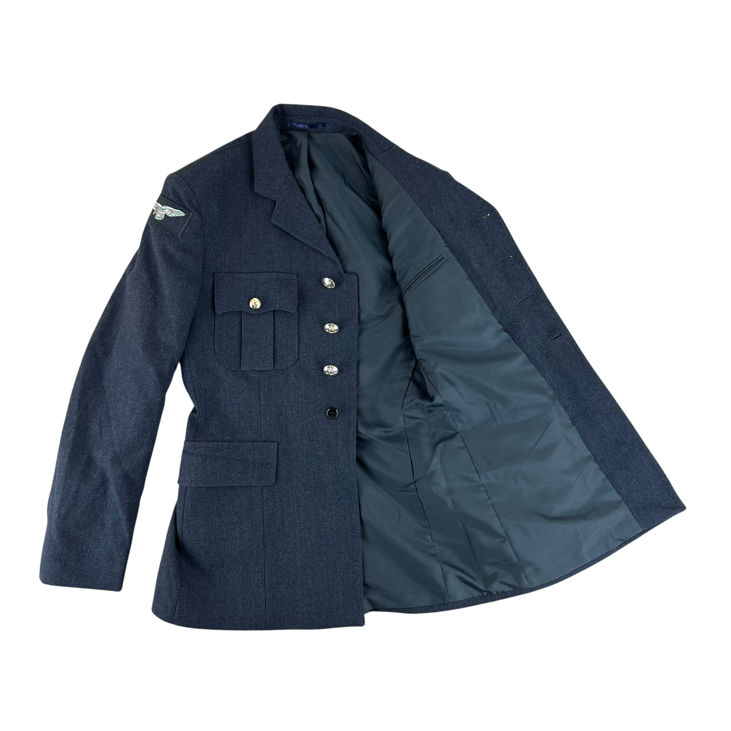 British Royal Air Force No. 1 Dress Jacket w/ Belt - Medium 96R
