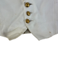 British RAF 40s White Mess Dress Waistcoat - Large