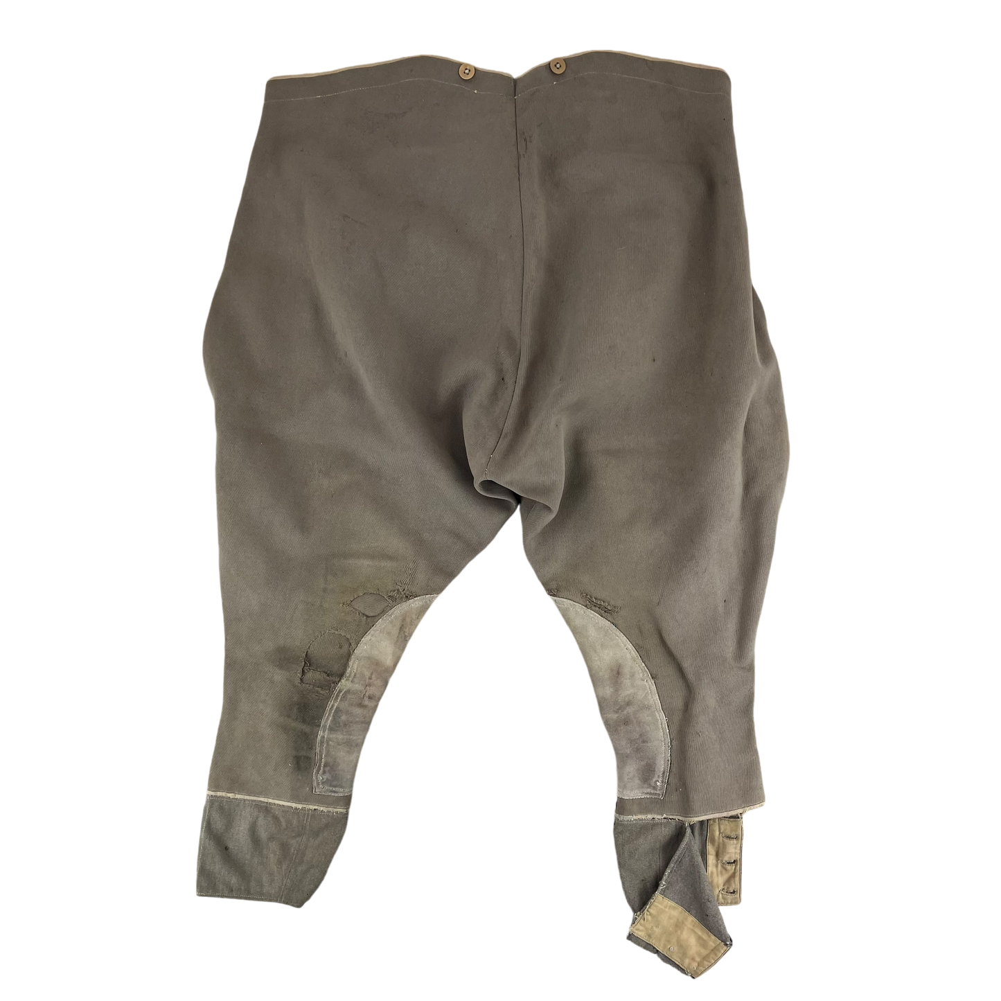 British Army WW1 1910s Pattern Khaki Cavalry Riding Trousers Jodhpurs - W43