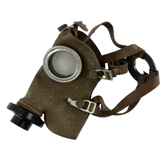 Belgian Army L-702 WW2 Gas Mask Complete Kit