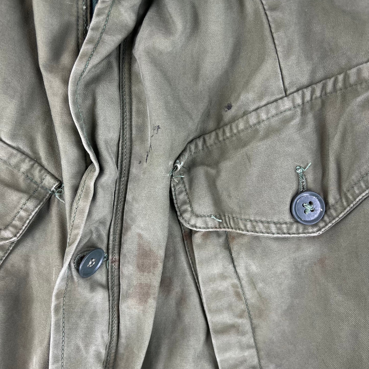 British Army 1960 Pattern Olive Green Combat Smock - Medium SIZE 8