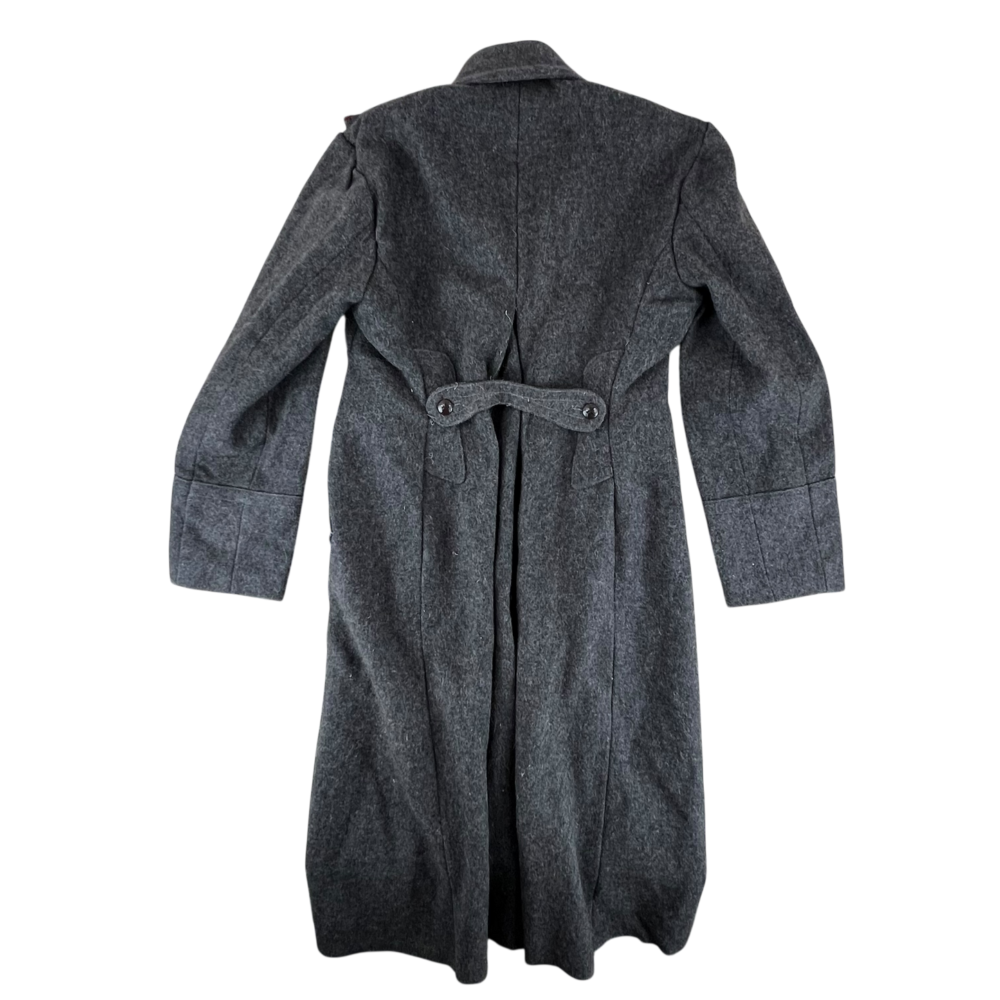 Bulgarian People's Army 50s Grey Wool Greatcoat - Large