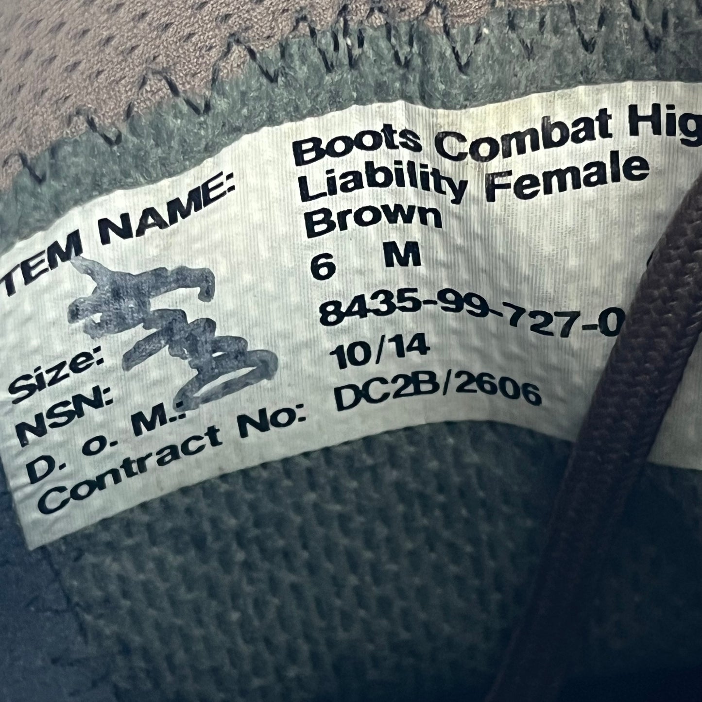 British Army HAIX Brown Combat Boots - Women's Size 6M