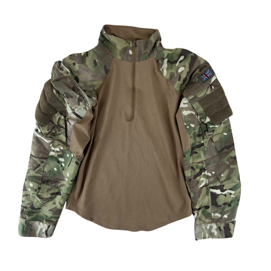 British Army MTP Camouflage Brown UBACS Combat Shirt - X Small