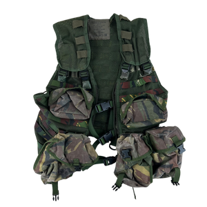 Dutch Army M93 DPM Woodland Camouflage Tactical Webbing Vest - Medium