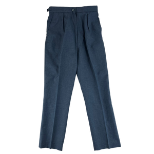 British RAF Women's 72 Pattern Lightweight Blue-Grey Dress Trousers - W30 L31