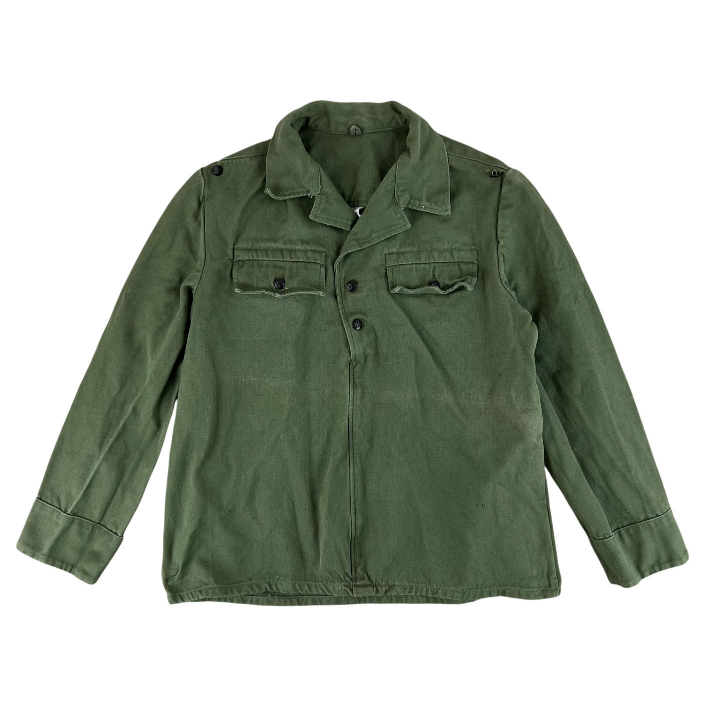 Bulgarian People's Army Olive Green Cossack Shirt - Medium