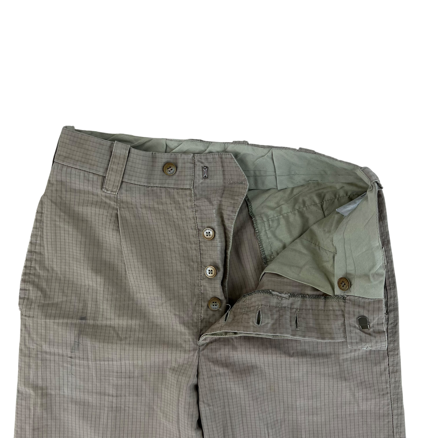 Romanian Army Tan Ripstop Trousers - W28 L27