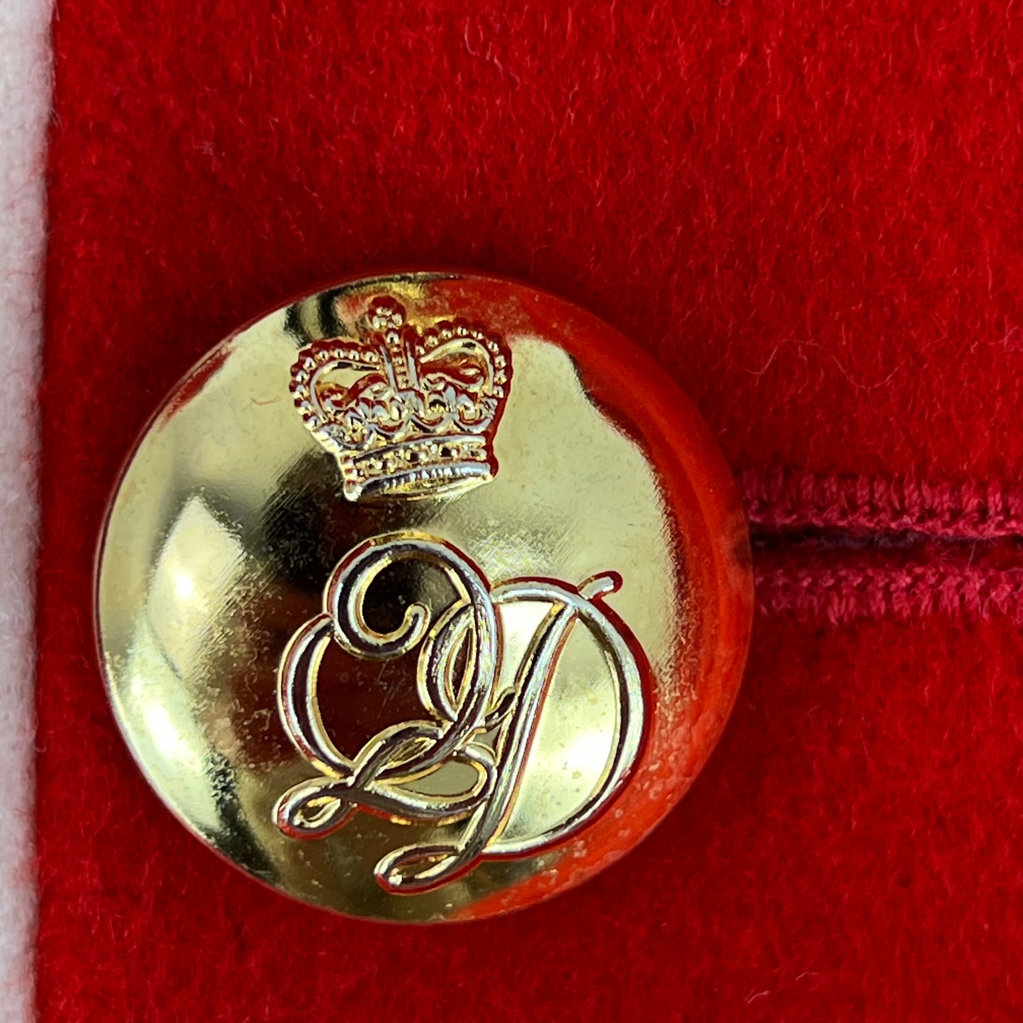 British Army Red Tunic Jacket - Queen's Division Minden Band - Large