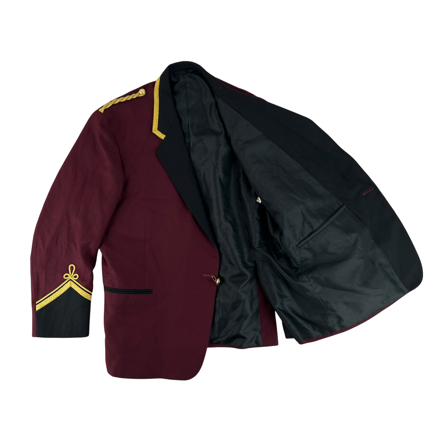 British Army Musician's Burgundy Performance Jacket - Large