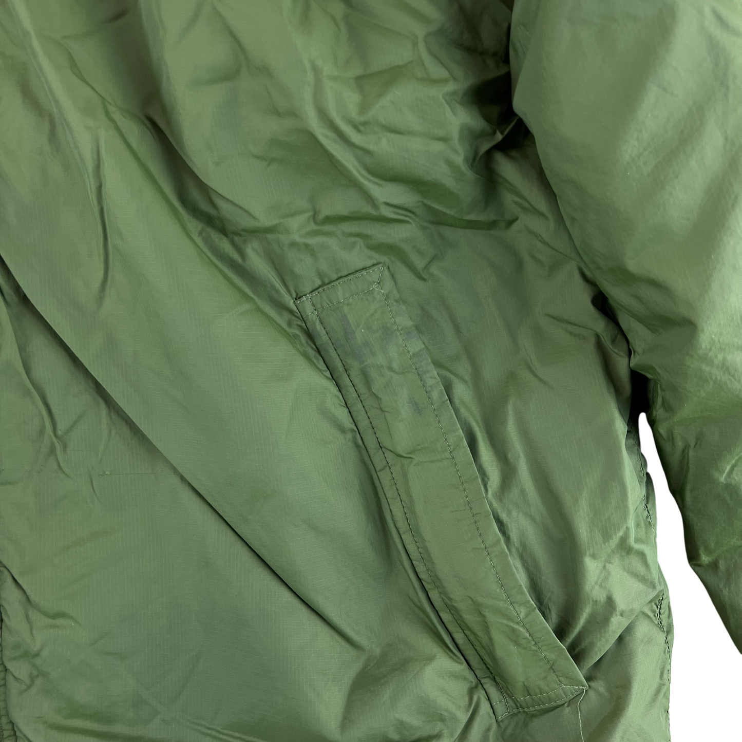 British Army Reversible Thermal Olive Green / Tan Quilted Jacket - Large