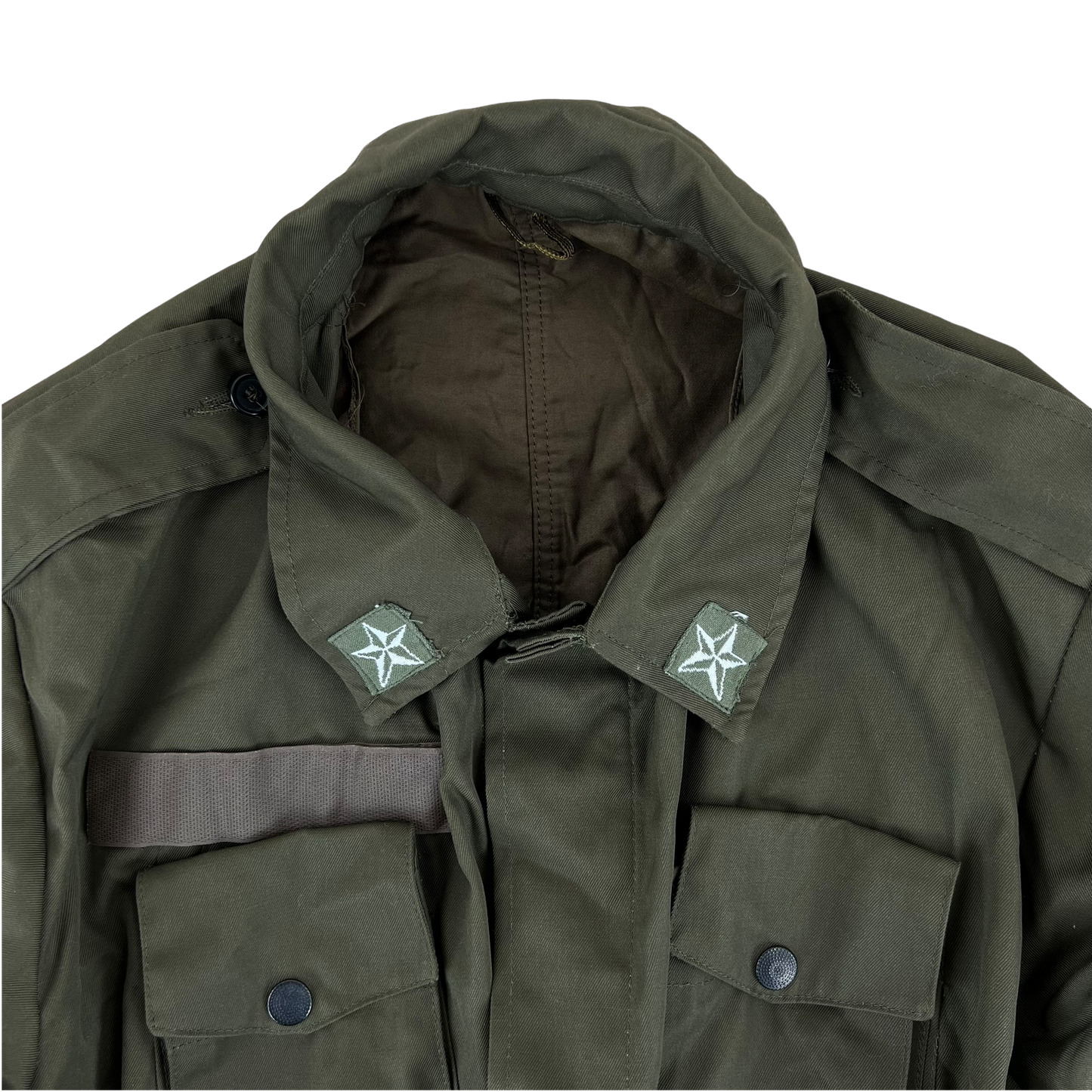 Italian Army Olive Drab Roma 75 Safari Jacket - Medium