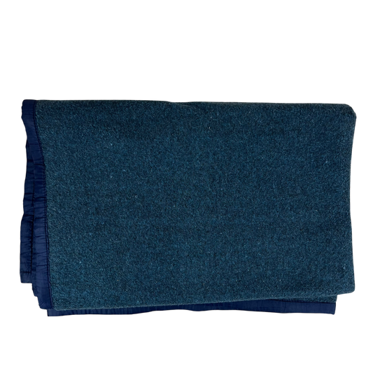 Romanian Army / Air Force Blue Wool Blanket