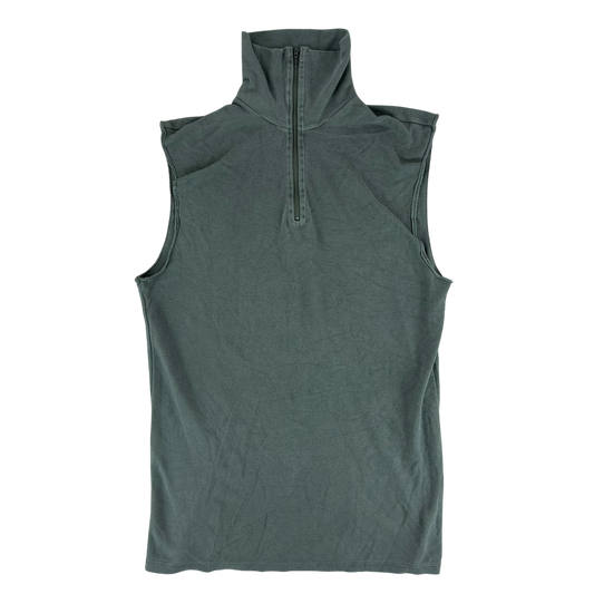 French Army Norgie Pullover Vest 80s Sage Grey - Medium