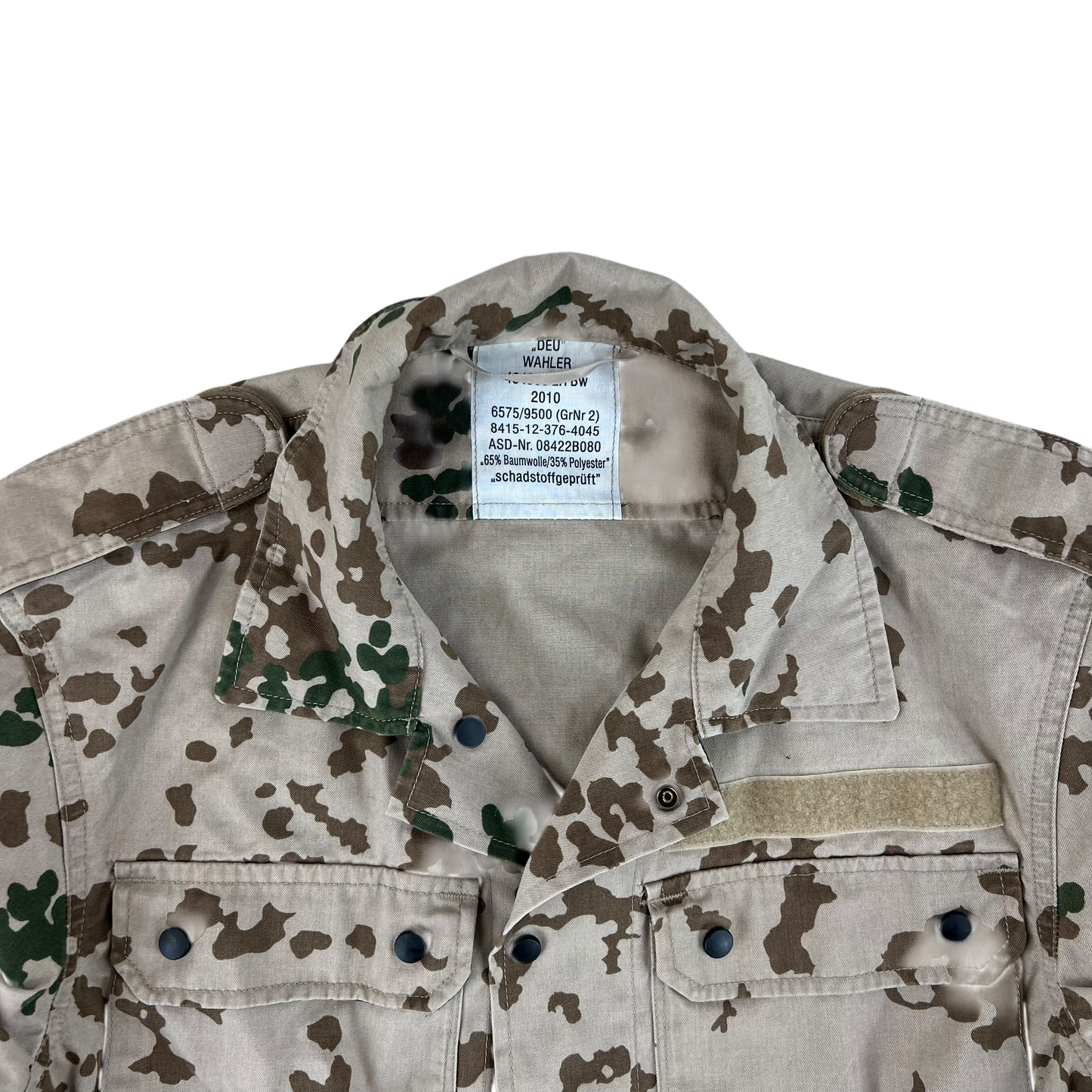 German Army Tropentarn Camouflage Field Shirt / Jacket - Medium GrNr 2