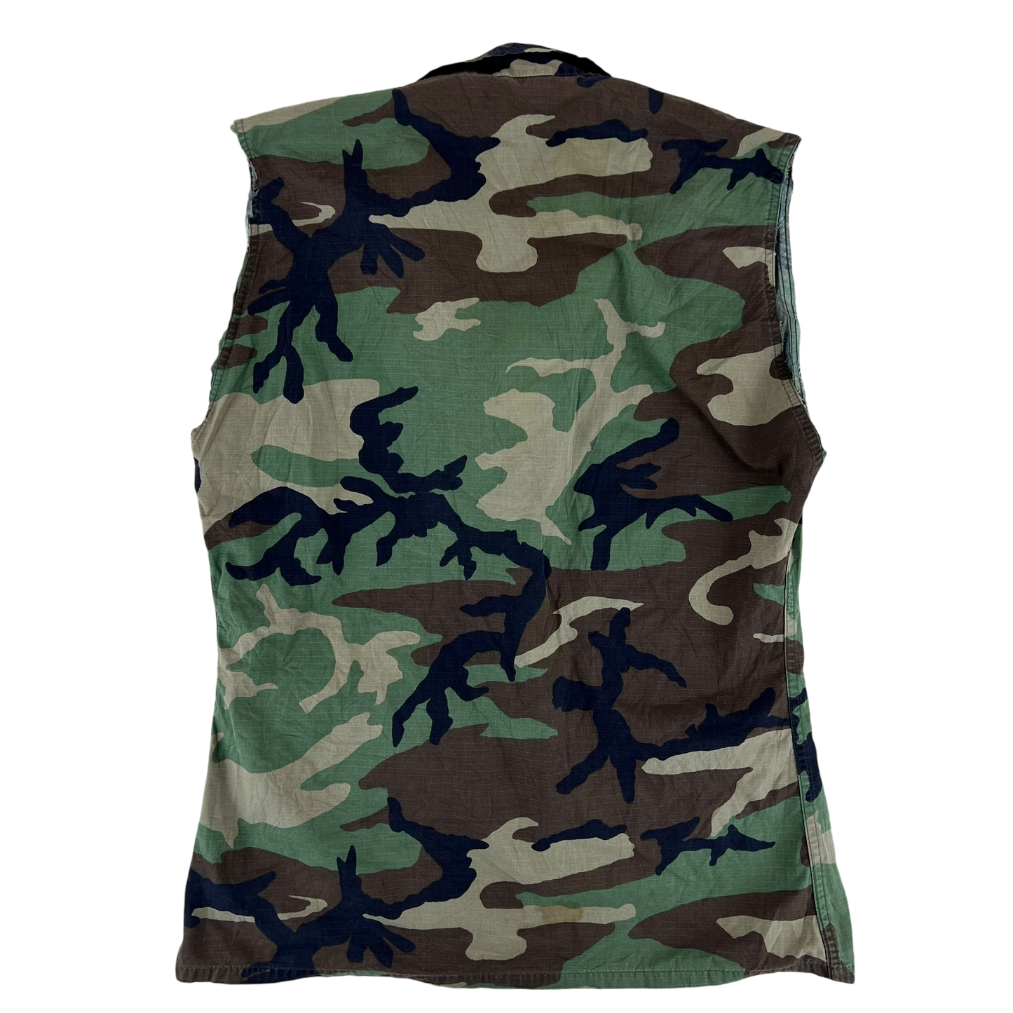 US Army M81 Woodland Camouflage BDU Combat Jacket Vest - Large