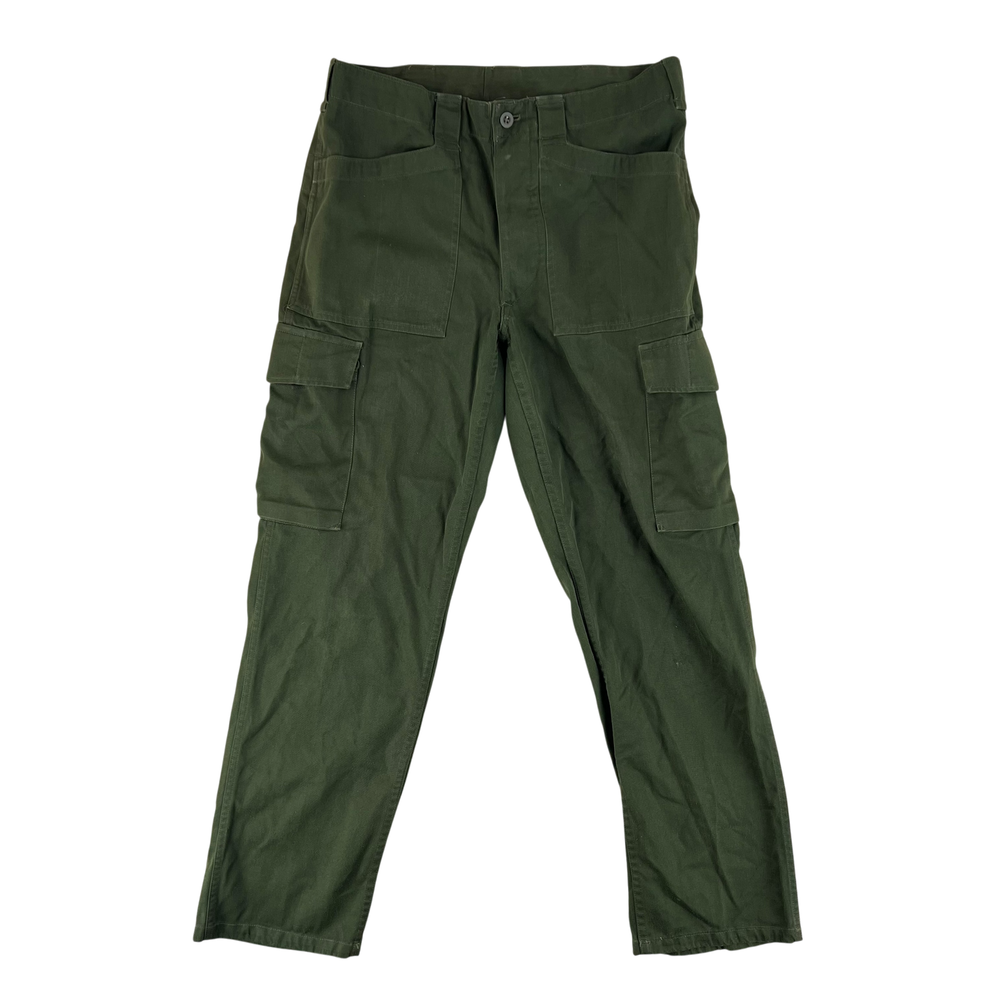 Austrian Army Olive Green Fatigue Trousers - W35 L31