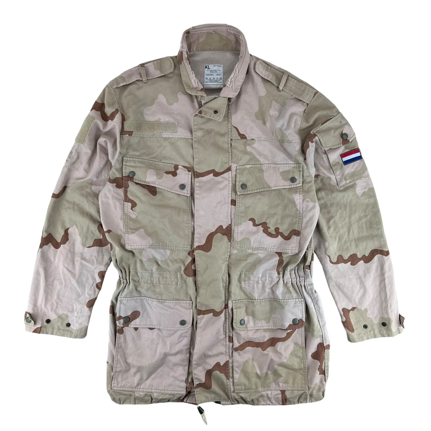 Dutch Army M93 Desert Camouflage Combat Jacket - Large