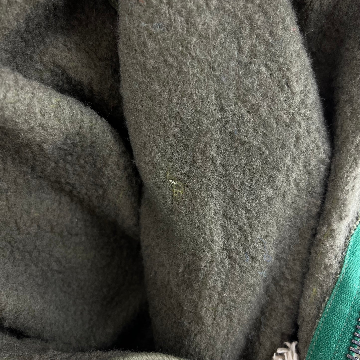 British Army 60s Olive Green Middle Parka - Large SIZE 2