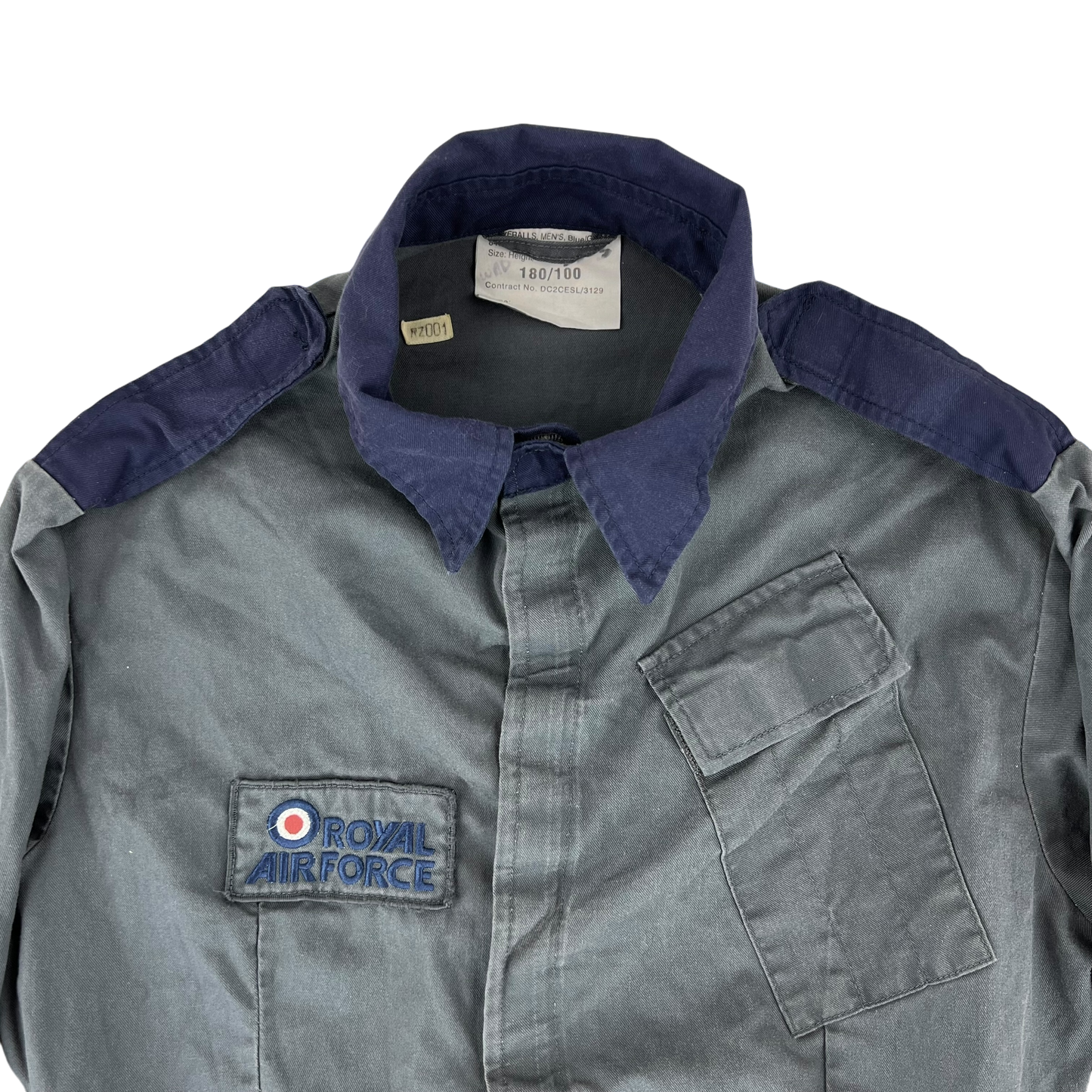 British Royal Air Force RAF Poly-Cotton Work Coveralls - Medium 180/100