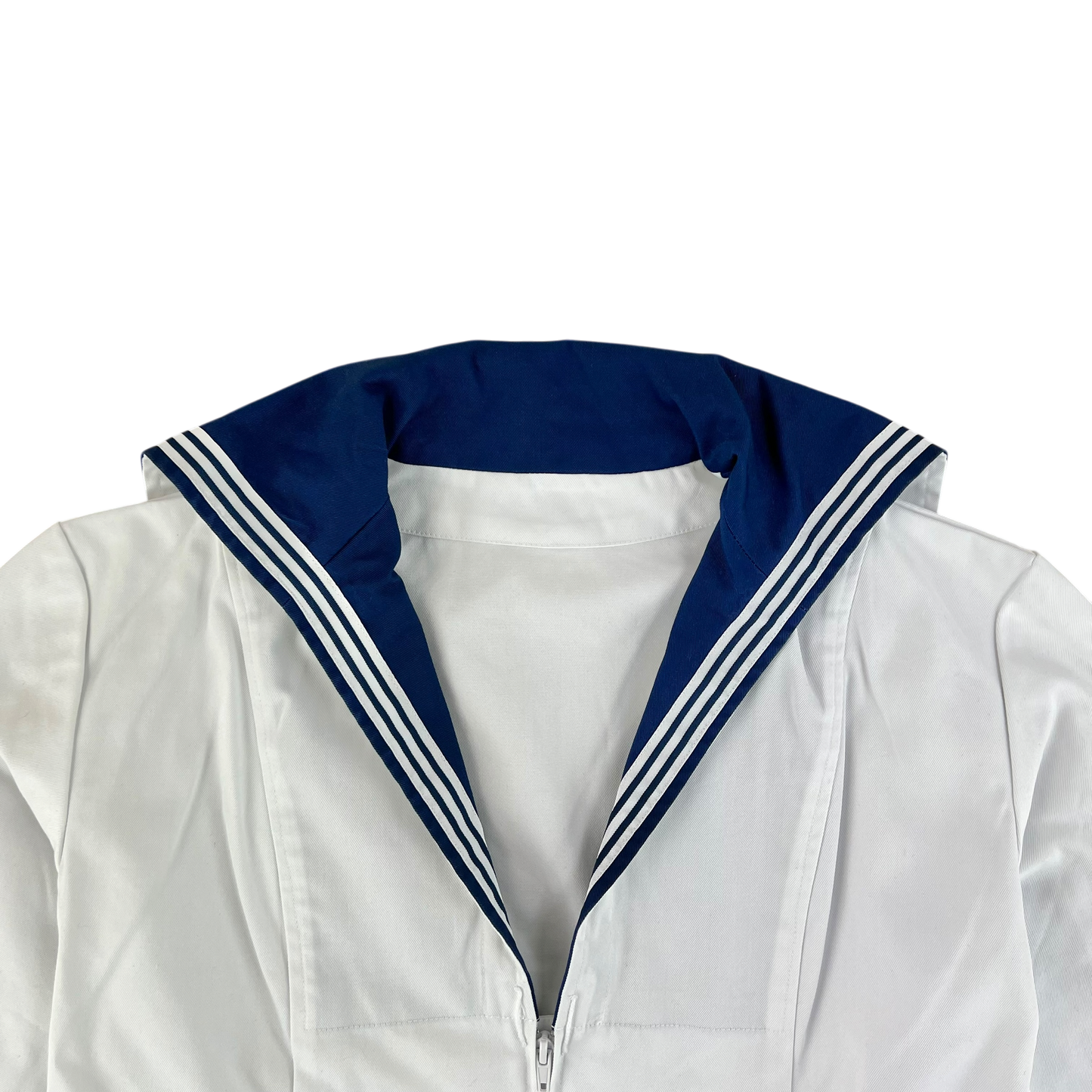 British Royal Navy Women's Class II White Jumper Sailor's Top - Large 170/108