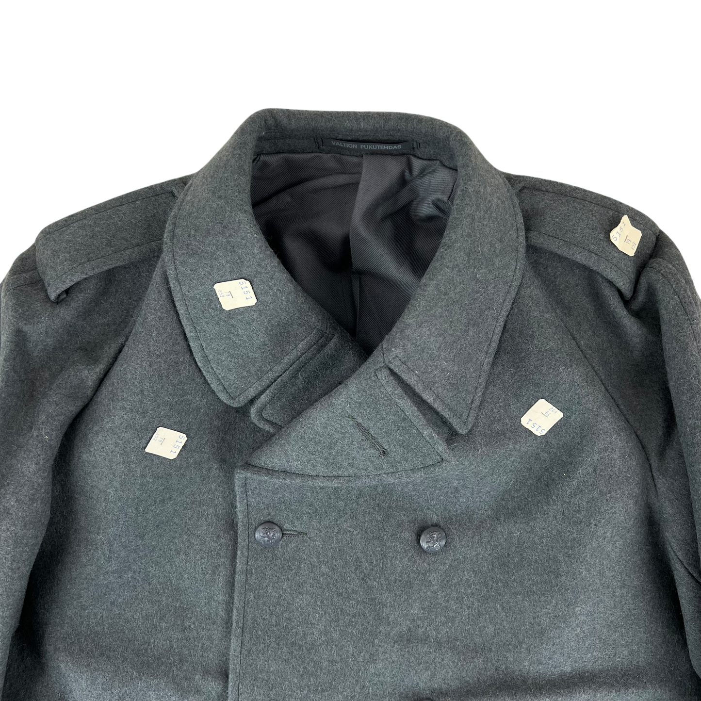 Finnish Army M65 Wool Greatcoat - Large