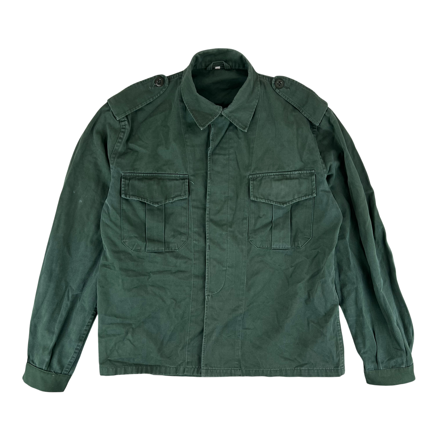 Belgian Army M64 Olive Green Shirt - Medium