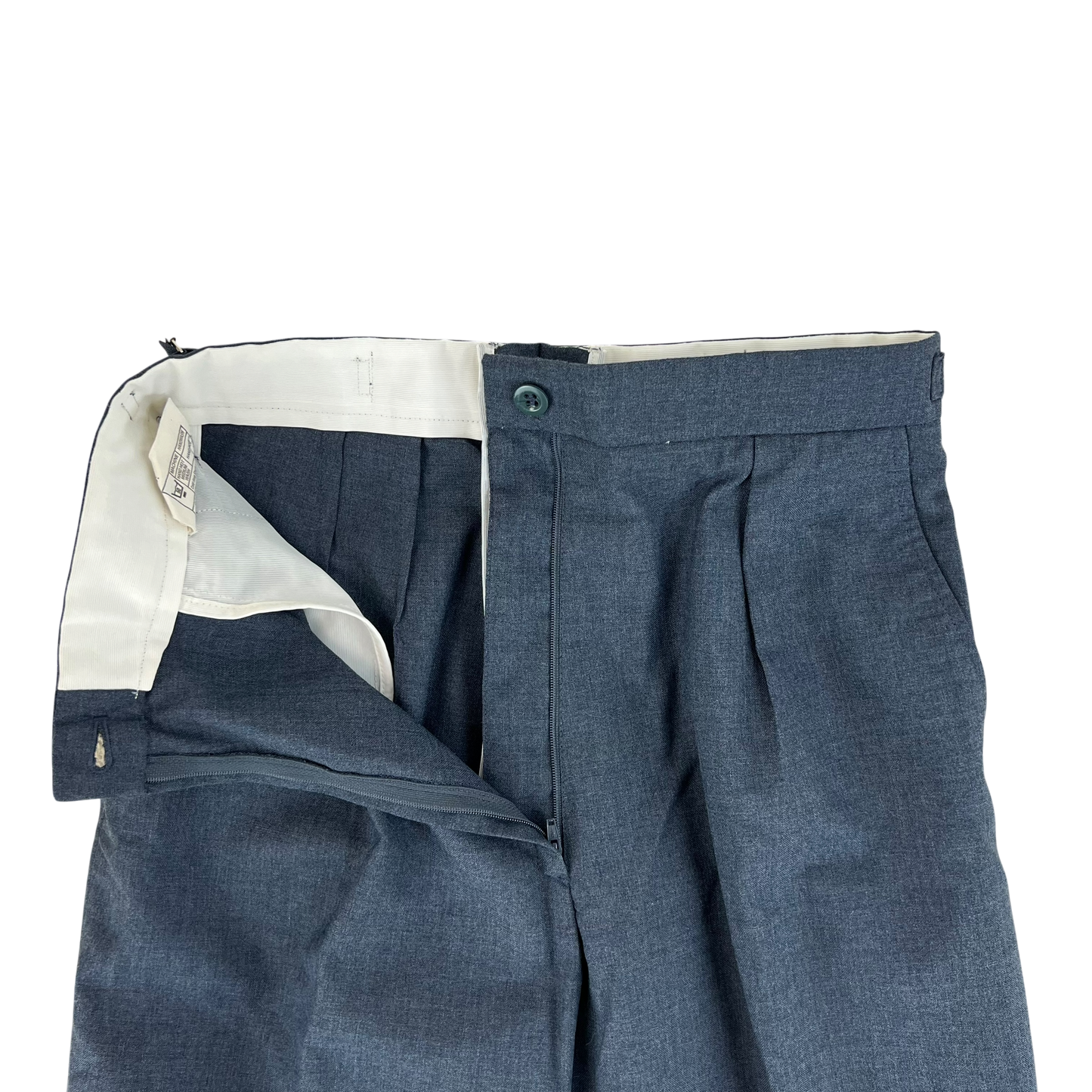 British RAF Women's 72 Pattern Lightweight Blue-Grey Dress Trousers - W30 L31