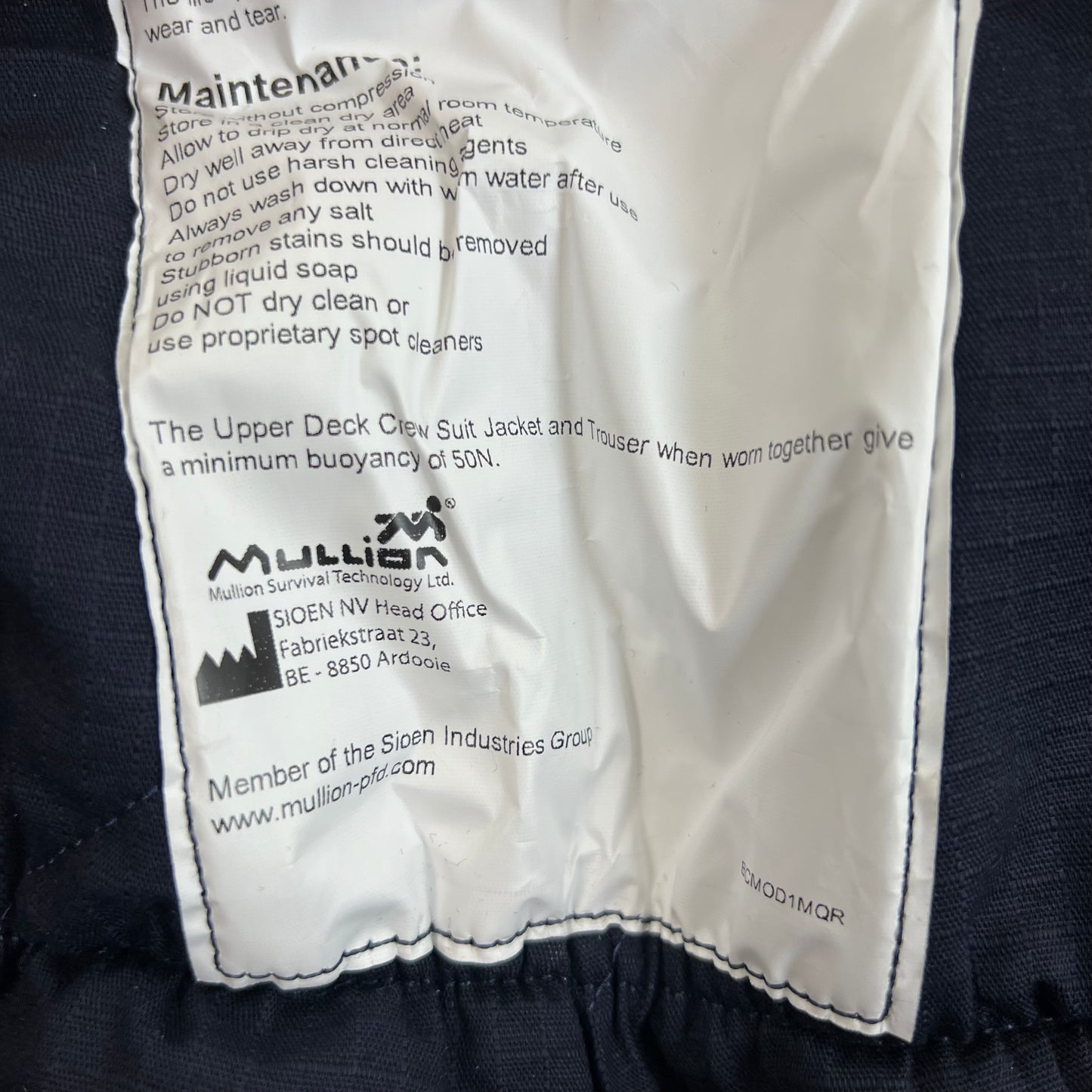 British Royal Navy Olive Upper Deck Trousers - W42 XL